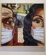 Chilling painting by Antoine Price, 2020, "Why I Can't Breathe", Ogden Museum of Southern Art