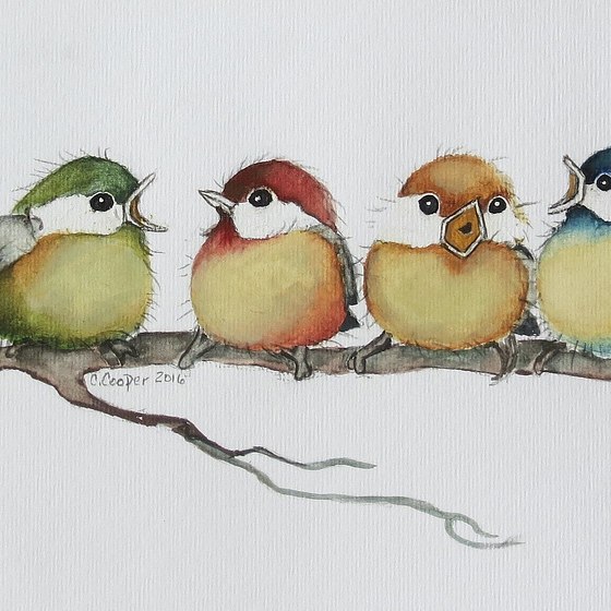 Watercolor Birds