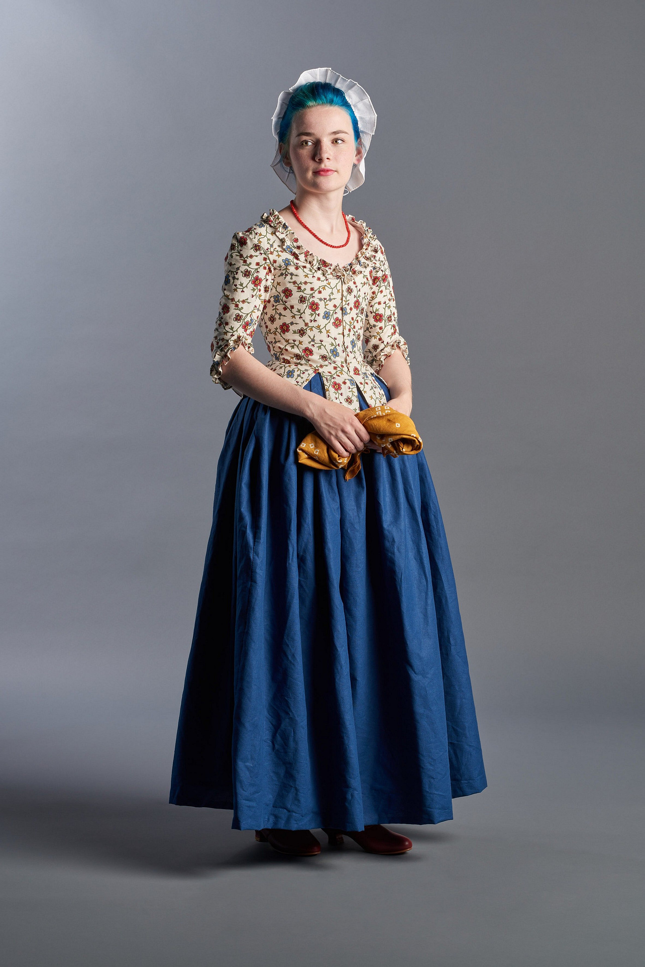 1770s Cotton Jacket and Petticoat