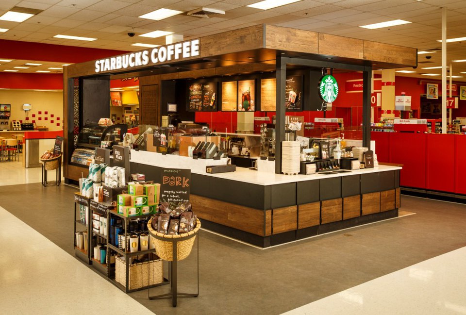 Target Daly City, CA Starbucks Licensed Store Design