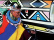 Inspiration for body of work - Ndebele house painting