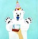 Illustration zum Tag der Eisbären (Illustration for Polar Bear Day)